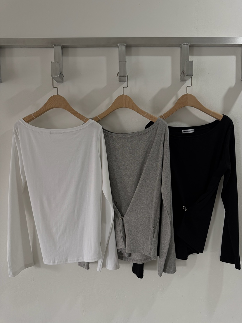 AWESOMESAUCE東大門實拍女裝新品26春夏時尚推薦休閑長袖T恤AWESOME SAUCE長袖T恤