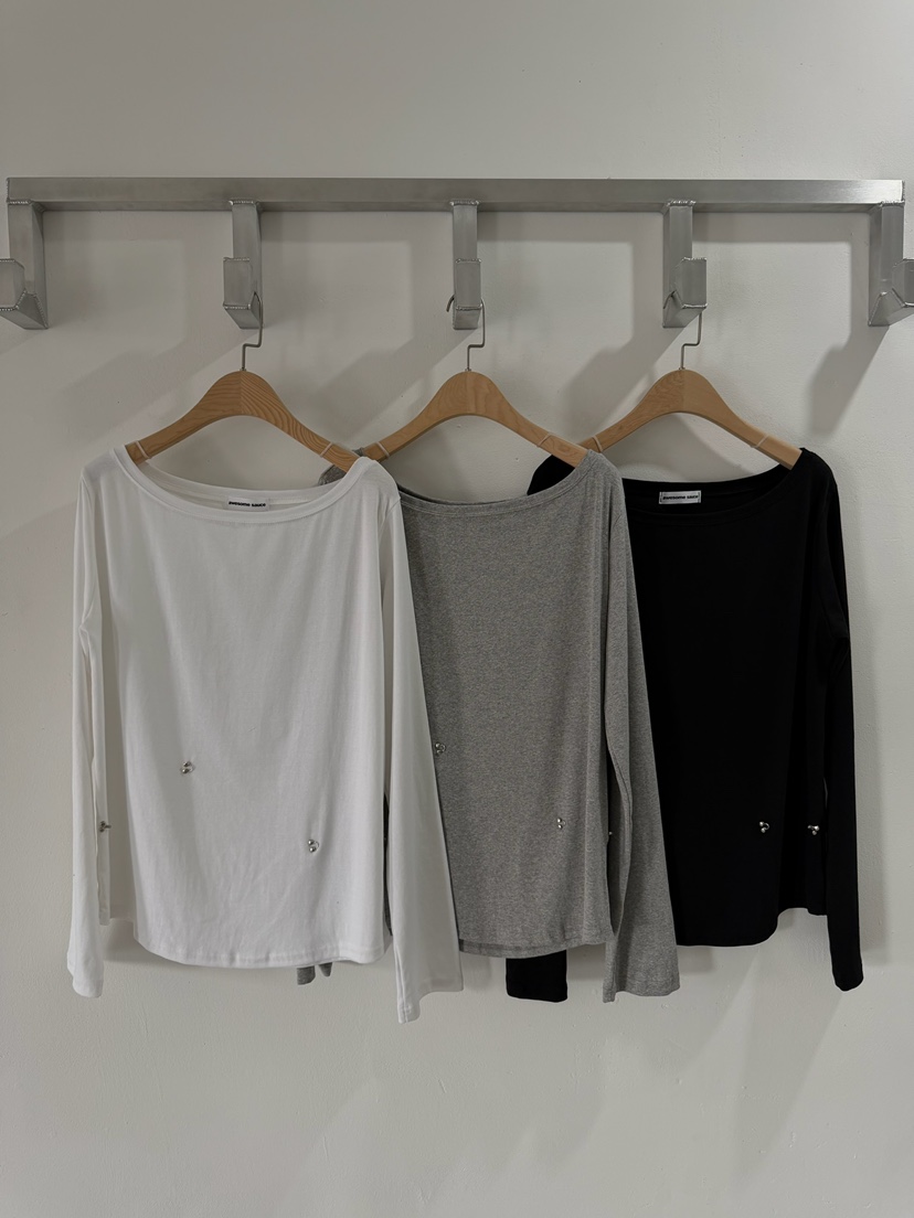 AWESOMESAUCE東大門實拍女裝新品26春夏時尚推薦休閑長袖T恤AWESOME SAUCE長袖T恤