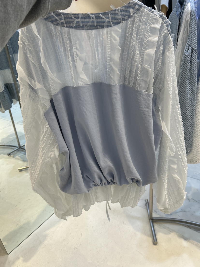 ECHOPARTY東大門直郵女裝新款熱賣26春夏真品休閑襯衫蕾絲衫ECHOPARTY襯衫/蕾絲衫