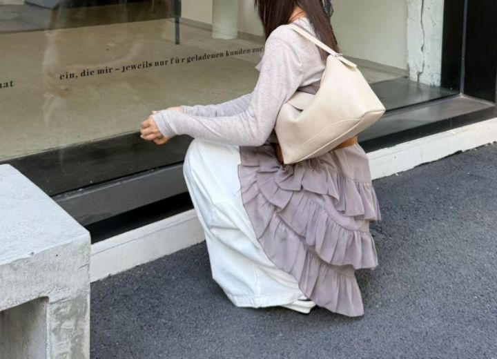 TROUVAILLE東大門代購女士新品熱賣人氣時尚手拿包腋下包TROUVAILLE手拿包/腋下包