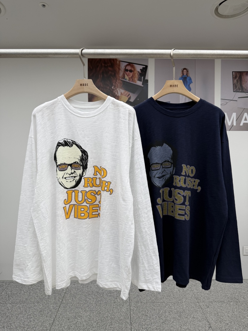 MADE-P韓國代購女裝新品推薦26春夏職業時尚熱賣長袖T恤MADE-P長袖T恤