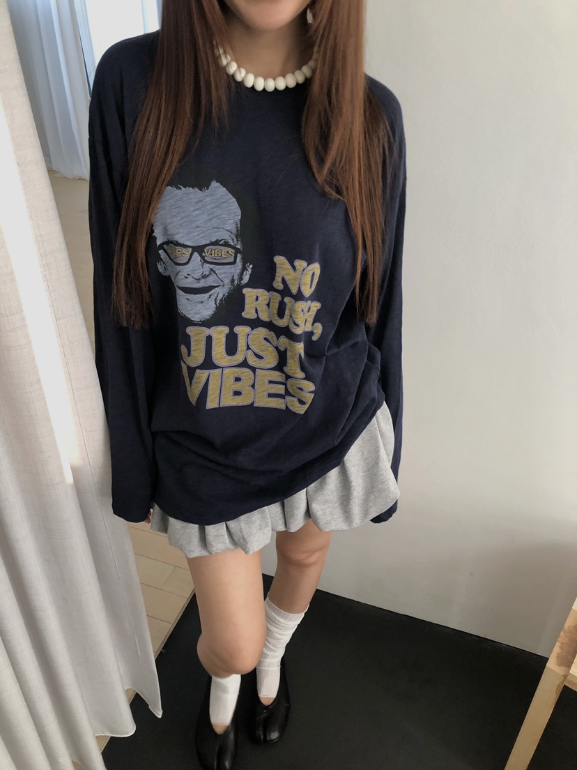 MADE-P韓國代購女裝新品推薦26春夏職業時尚熱賣長袖T恤MADE-P長袖T恤