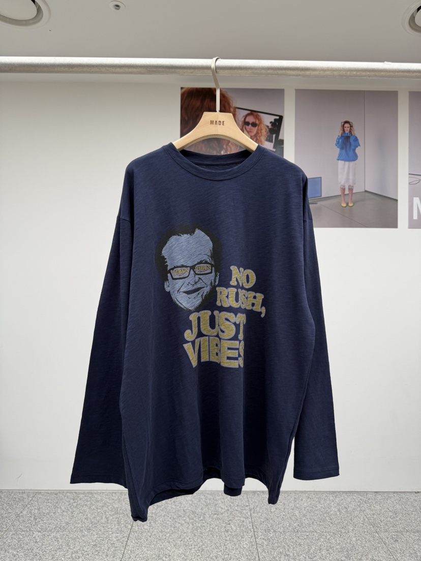 MADE-P韓國代購女裝新品推薦26春夏職業時尚熱賣長袖T恤MADE-P長袖T恤圖色2