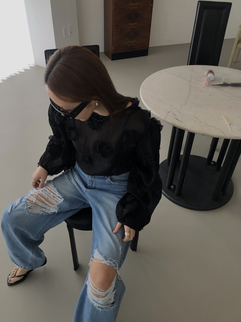 MADE-P東大門代購女士新款人氣職業休閑熱賣時尚襯衫蕾絲衫MADE-P襯衫/蕾絲衫