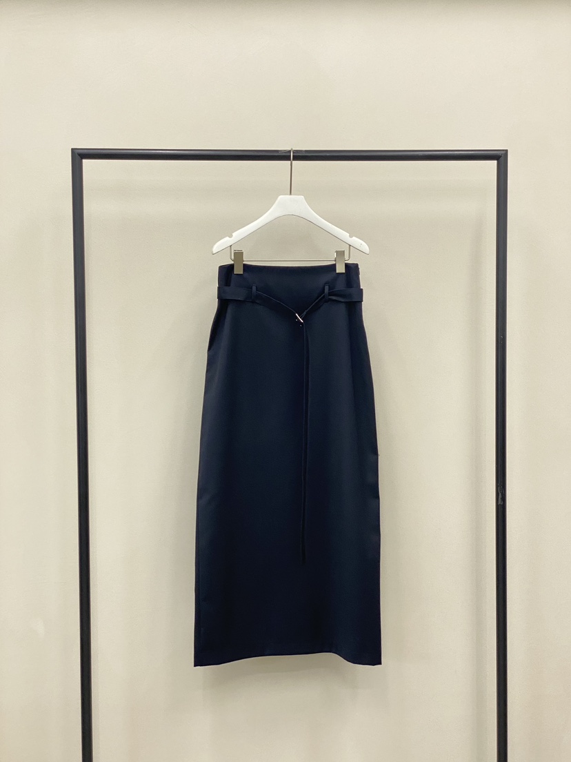 MUCH MORE/JACKPOT東大門直郵女士新款休閑職業長裙含腰帶MUCH MORE/JACKPOT長裙圖色1