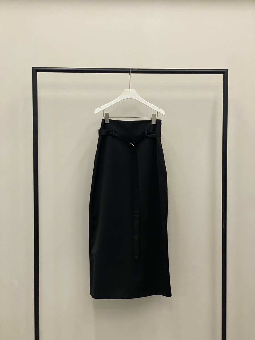 MUCH MORE/JACKPOT東大門直郵女士新款休閑職業長裙含腰帶MUCH MORE/JACKPOT長裙圖色2