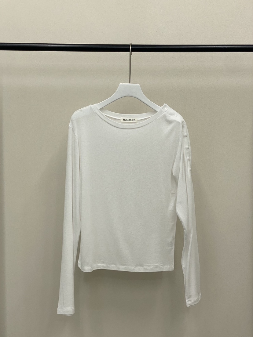 MUCH MORE/JACKPOT韓國代購女裝新品職業真品26春夏長袖T恤MUCH MORE/JACKPOT長袖T恤圖色1