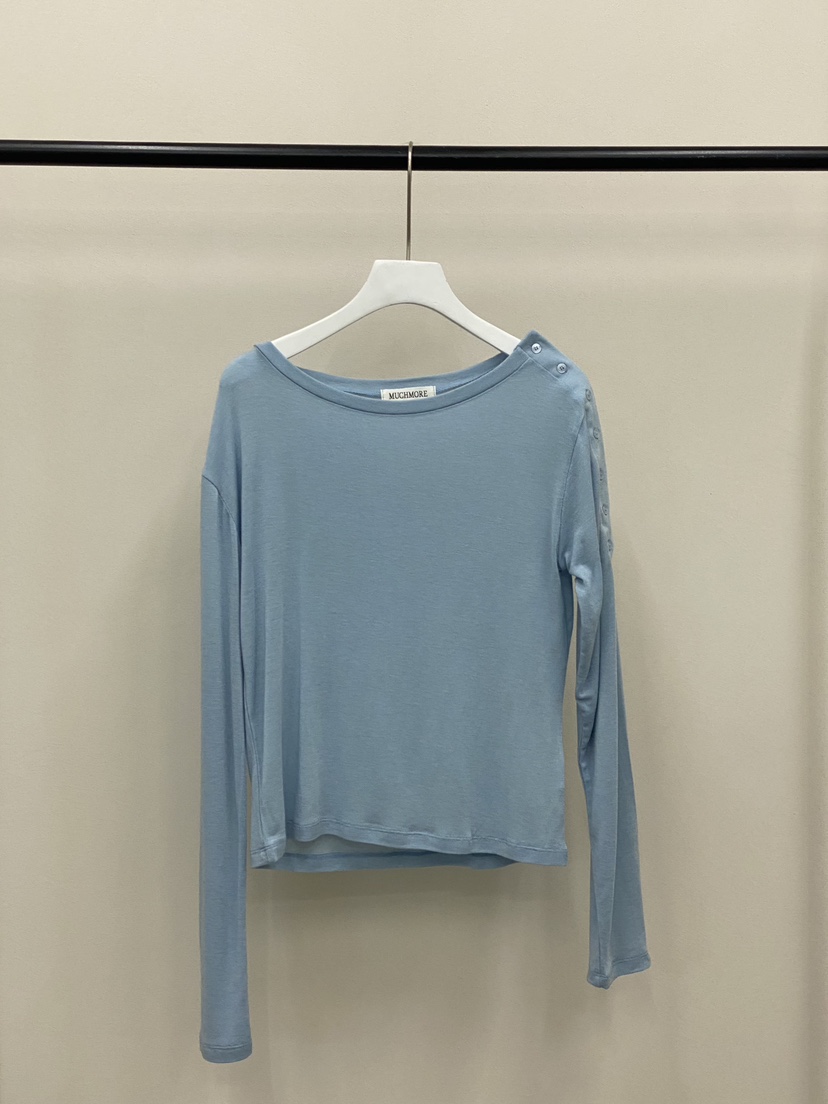 MUCH MORE/JACKPOT韓國代購女裝新品職業真品26春夏長袖T恤MUCH MORE/JACKPOT長袖T恤圖色3