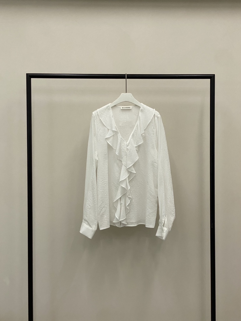 MUCH MORE/JACKPOT東大門實拍女裝新款推薦職業襯衫蕾絲衫MUCH MORE/JACKPOT襯衫/蕾絲衫圖色1