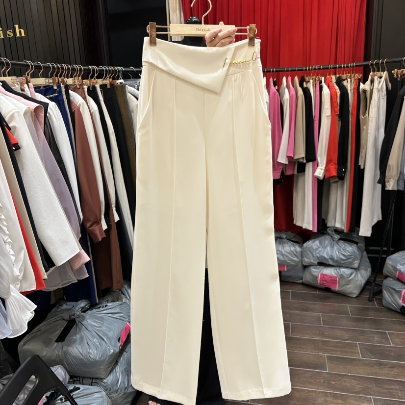 HERISH韓國代購女裝新款熱賣推薦職業26春夏真品人氣休閑褲Herish休閑褲圖色1