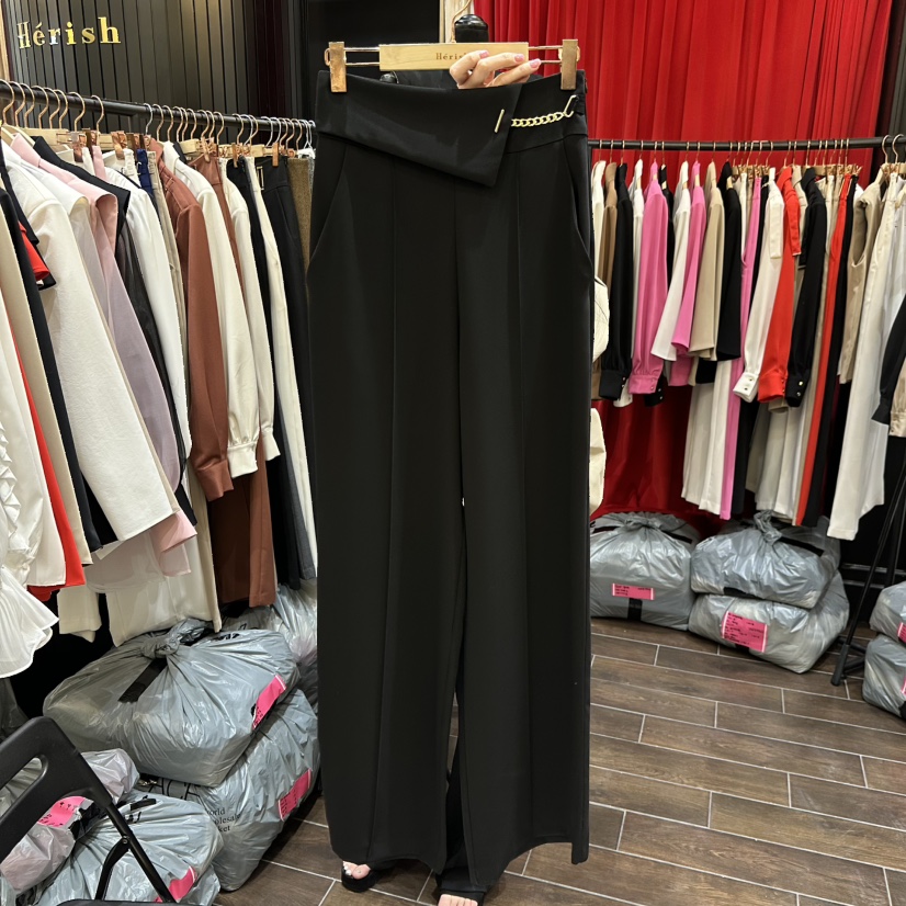 HERISH韓國代購女裝新款熱賣推薦職業26春夏真品人氣休閑褲Herish休閑褲圖色4
