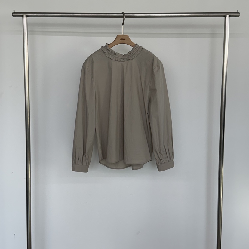 OREE韓國代購女士新款休閑推薦時尚人氣職業26春夏襯衫蕾絲衫OREE襯衫/蕾絲衫圖色3