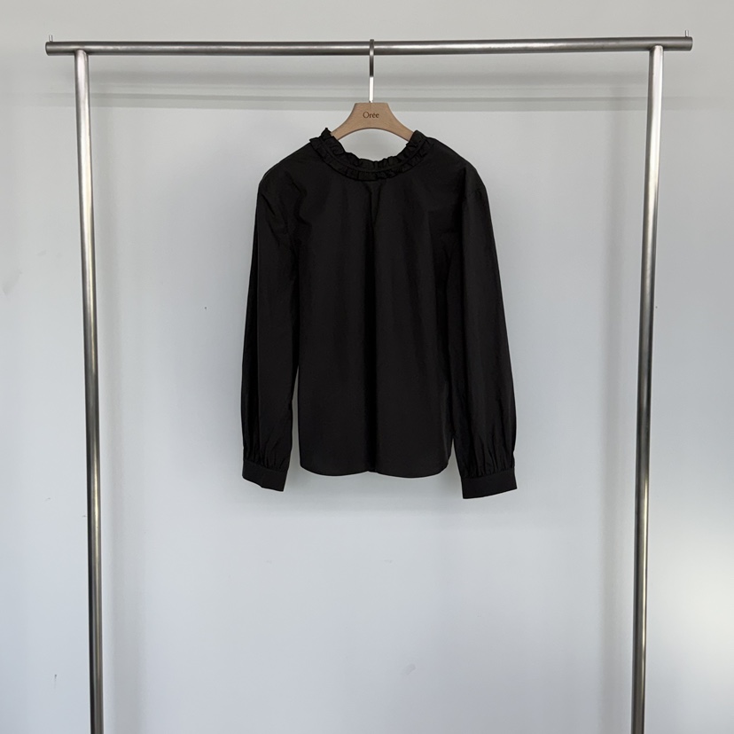 OREE韓國代購女士新款休閑推薦時尚人氣職業26春夏襯衫蕾絲衫OREE襯衫/蕾絲衫圖色4