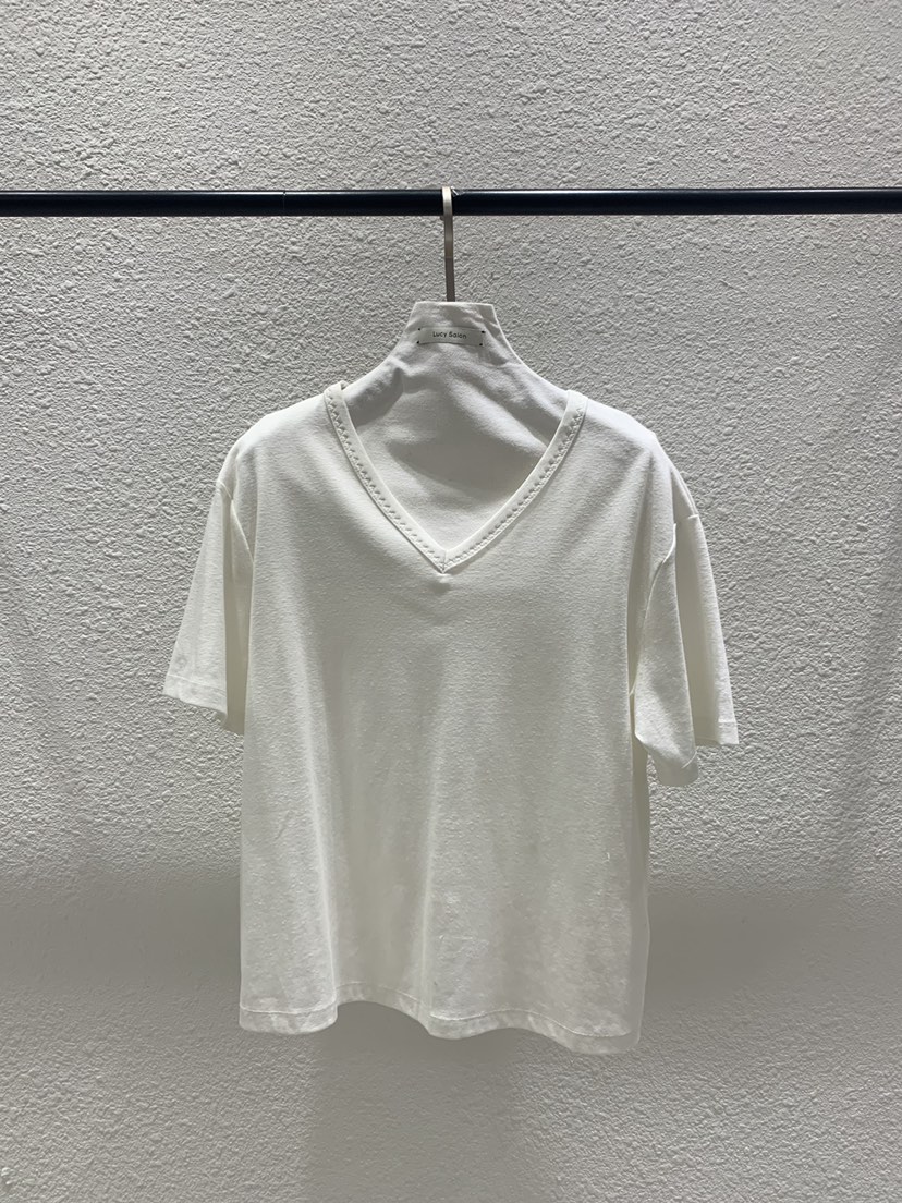 LUCY SALON韓國直郵女裝新品休閑推薦26春夏時尚職業T恤LUCY SALONT恤圖色1