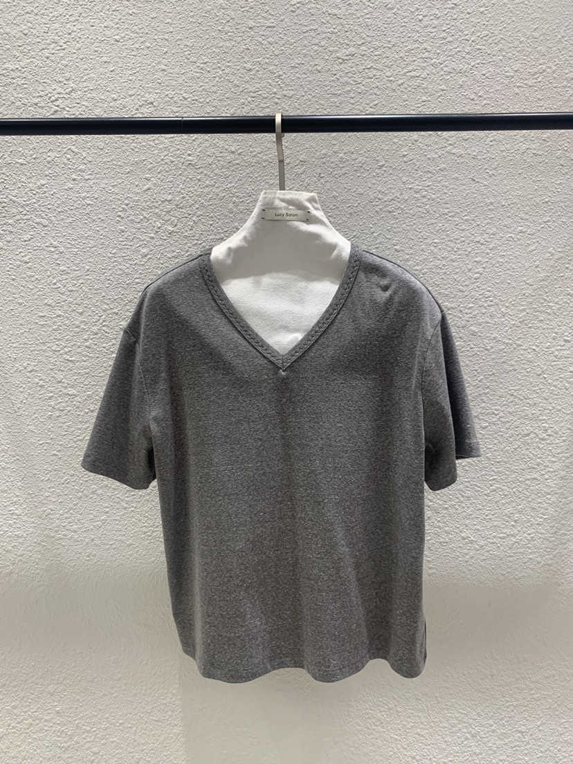 LUCY SALON韓國直郵女裝新品休閑推薦26春夏時尚職業T恤LUCY SALONT恤圖色2