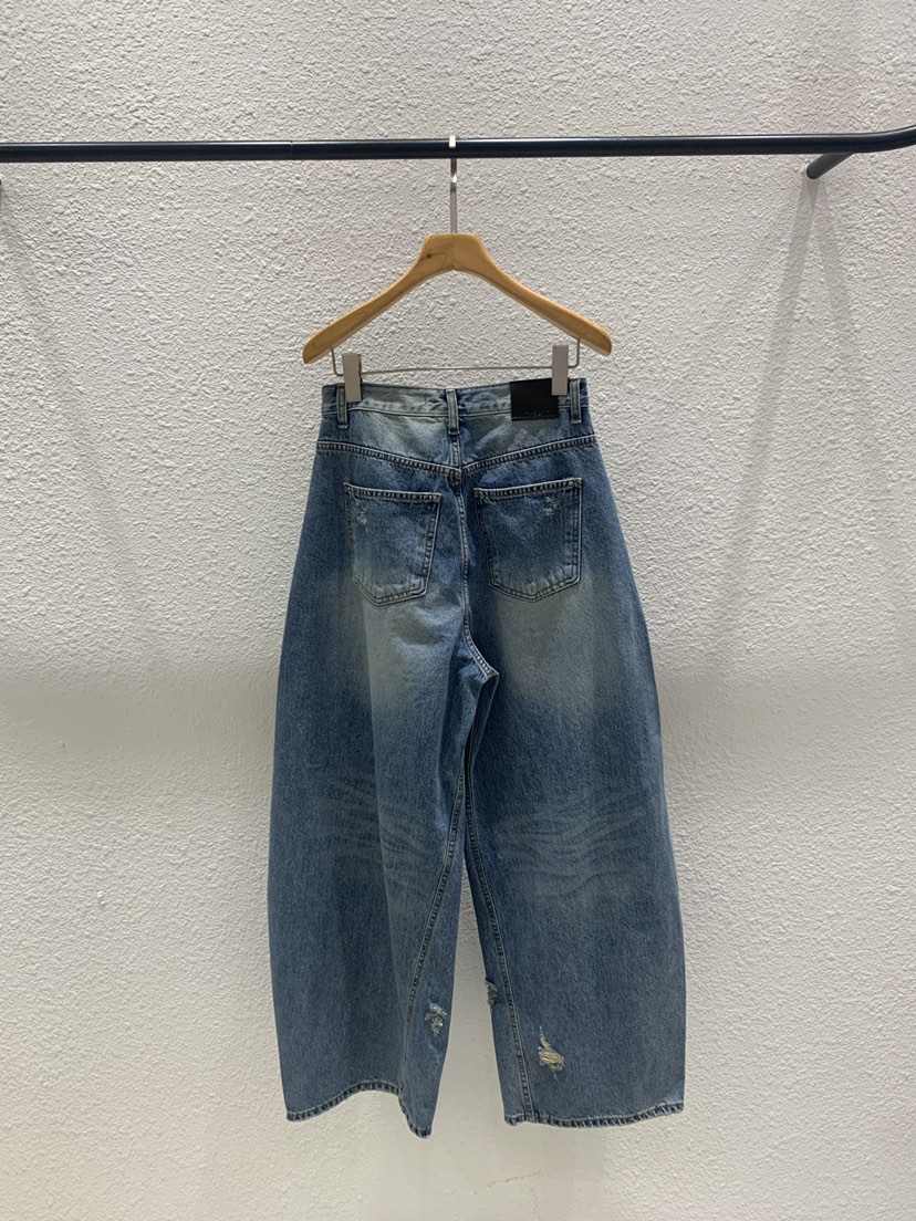 LUCY SALON韓國直郵女士新款休閑時尚人氣職業牛仔褲雙口袋LUCY SALON牛仔褲