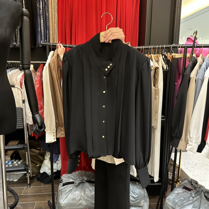 HERISH東大門代購女裝新品26春夏時尚熱賣真品襯衫蕾絲衫Herish襯衫/蕾絲衫圖色2