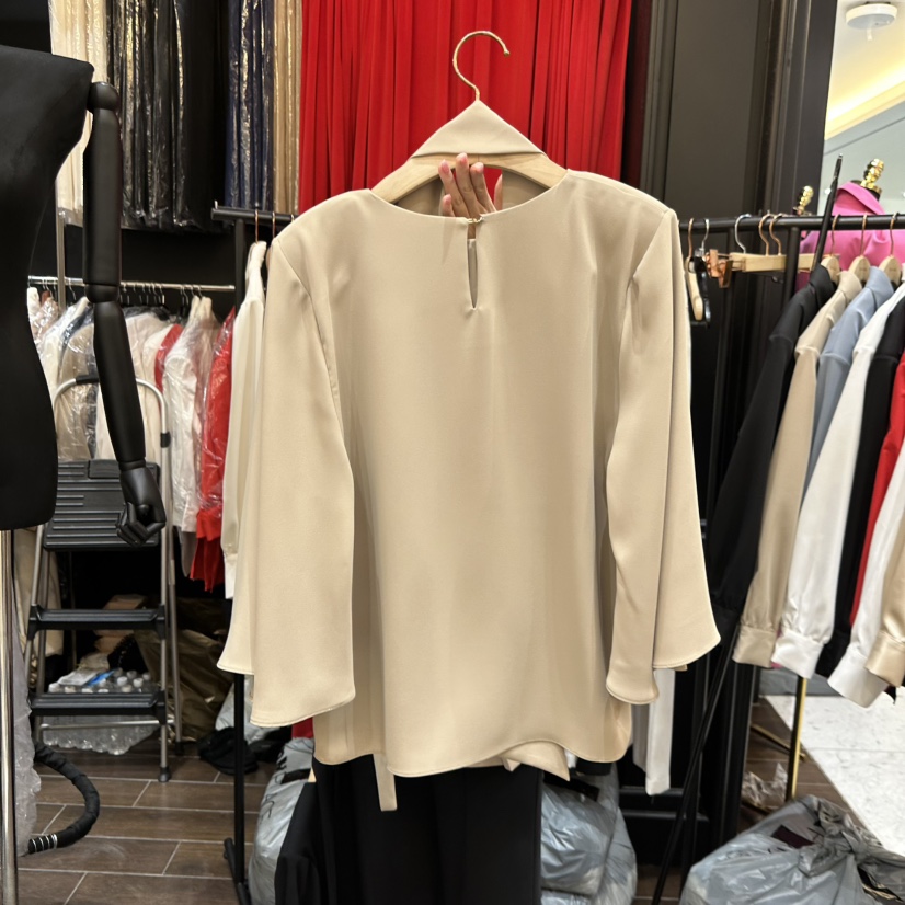 HERISH東大門代購女裝新品休閑職業熱賣襯衫蕾絲衫含圍巾Herish襯衫/蕾絲衫