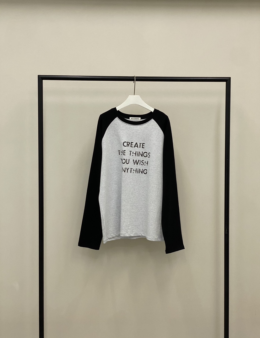 MUCH MORE/JACKPOT東大門代購女士新品休閑人氣長袖T恤MUCH MORE/JACKPOT長袖T恤圖色2