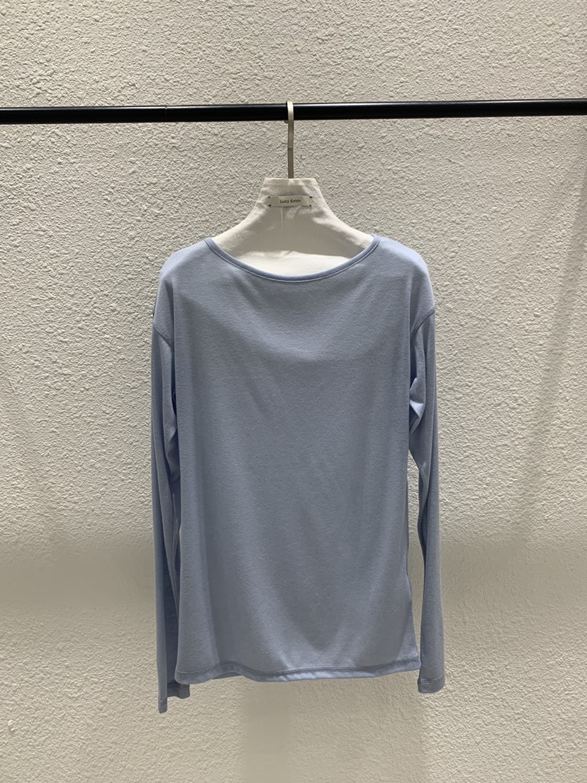 LUCY SALON東大門代購女士新款時尚真品熱賣休閑長袖T恤LUCY SALON長袖T恤圖色2