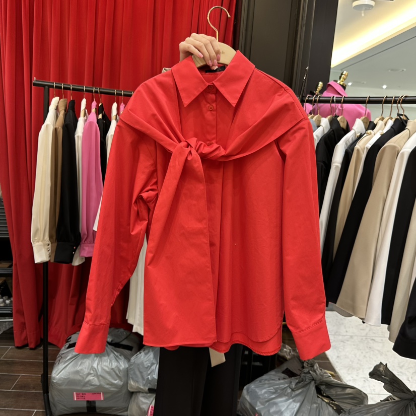 HERISH東大門代購女裝新品休閑真品26春夏襯衫蕾絲衫披肩Herish襯衫/蕾絲衫圖色2