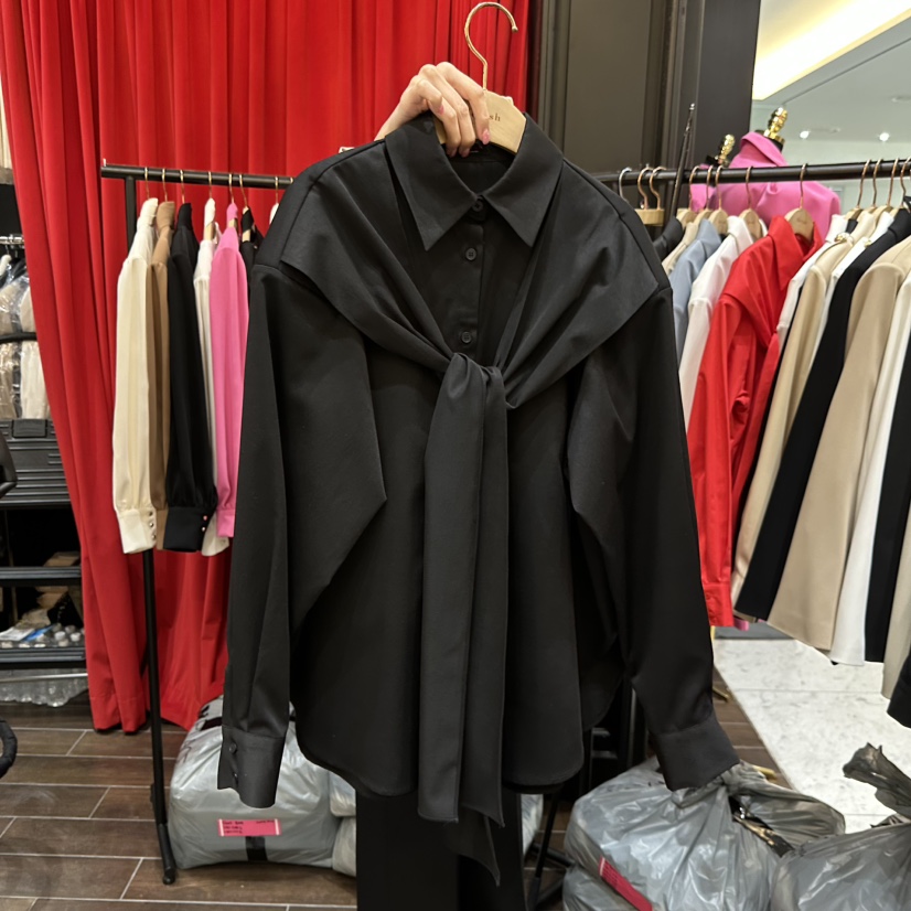 HERISH東大門代購女裝新品休閑真品26春夏襯衫蕾絲衫披肩Herish襯衫/蕾絲衫圖色3