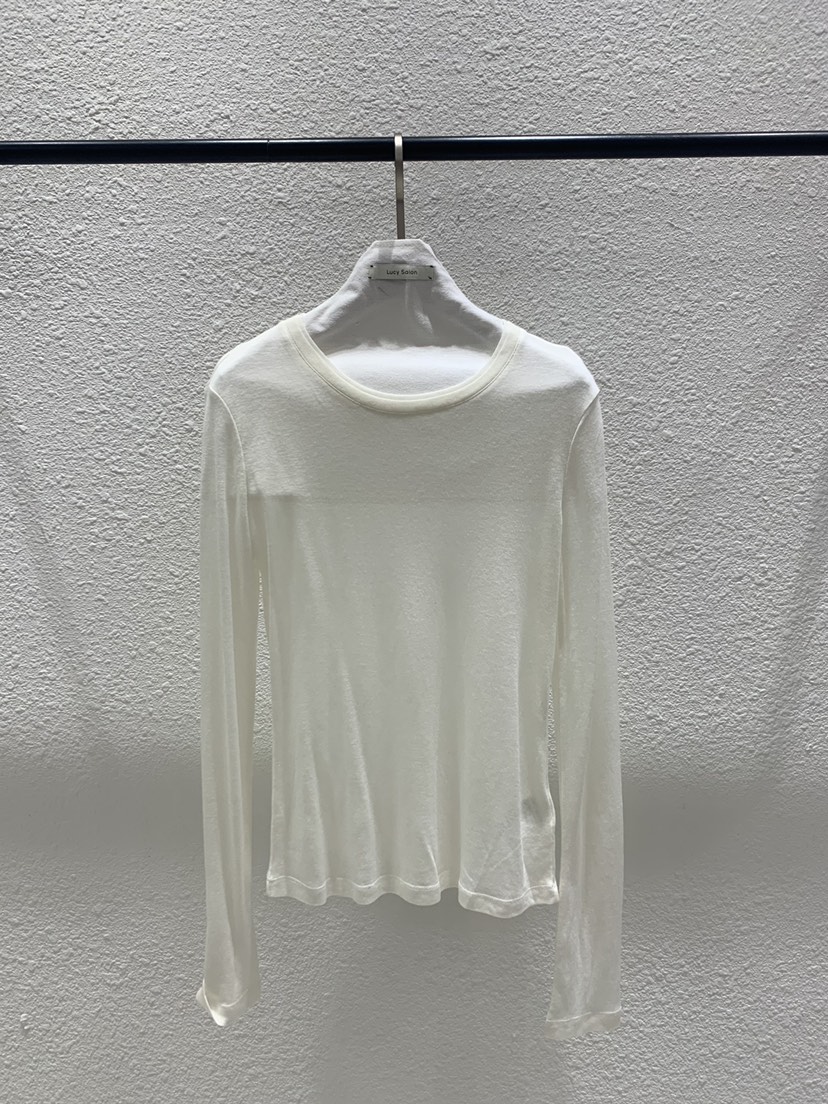 LUCY SALON韓國代購女士新款熱賣26春夏真品推薦長袖T恤LUCY SALON長袖T恤圖色1