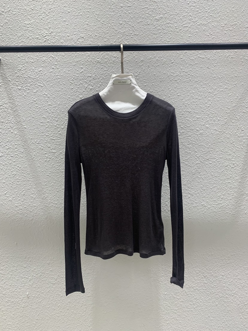 LUCY SALON韓國代購女士新款熱賣26春夏真品推薦長袖T恤LUCY SALON長袖T恤圖色3