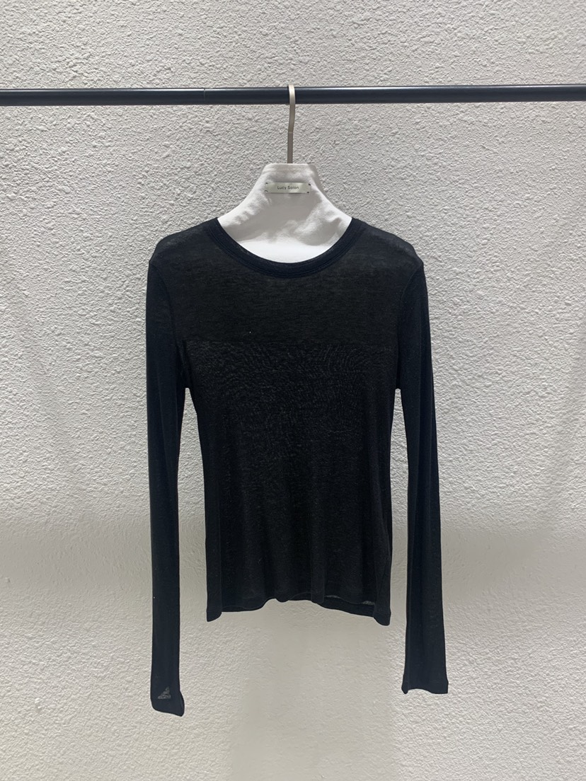 LUCY SALON韓國代購女士新款熱賣26春夏真品推薦長袖T恤LUCY SALON長袖T恤圖色5