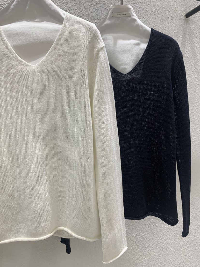 LUCY SALON東大門代購女士新款真品職業26春夏針織衫V領LUCY SALON針織衫
