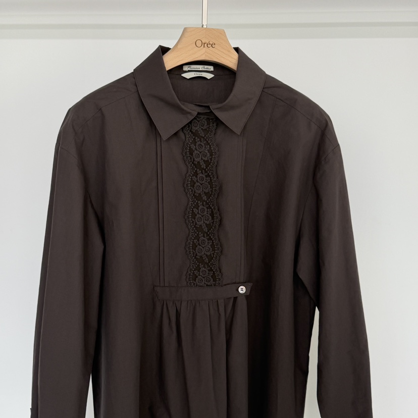 OREE東大門實拍女裝新款時尚人氣真品推薦職業襯衫蕾絲衫OREE襯衫/蕾絲衫