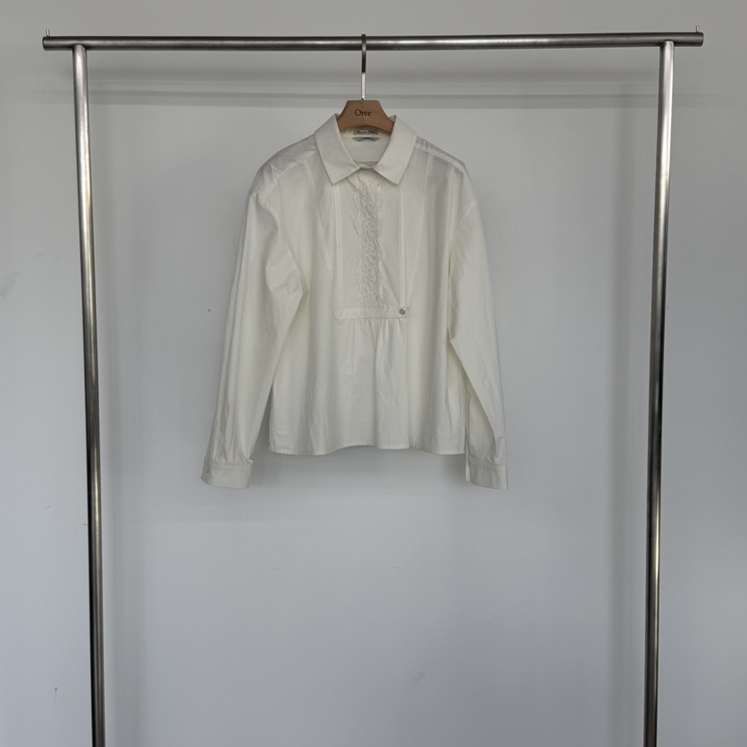 OREE東大門實拍女裝新款時尚人氣真品推薦職業襯衫蕾絲衫OREE襯衫/蕾絲衫圖色1