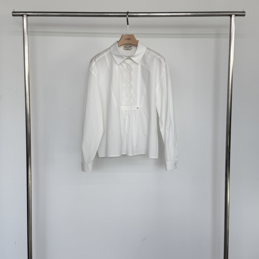 OREE東大門實拍女裝新款時尚人氣真品推薦職業襯衫蕾絲衫OREE襯衫/蕾絲衫圖色2