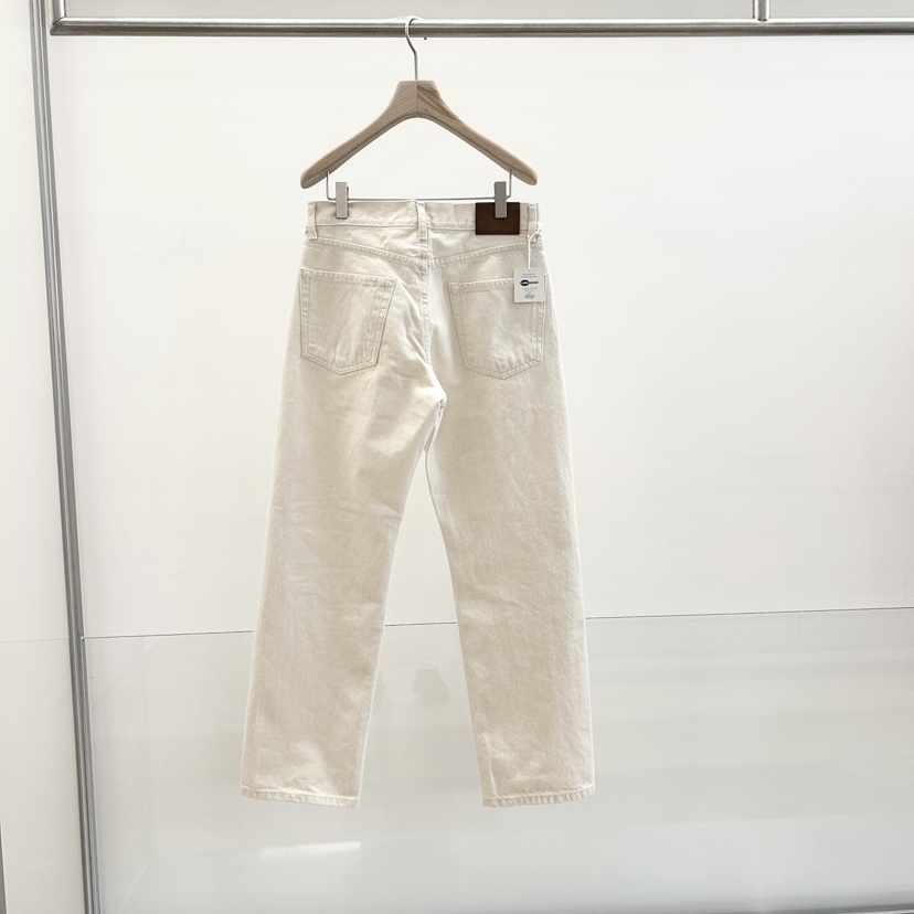 HEHR韓國代購女裝新款休閑推薦26春夏真品休閑褲直筒牛仔hehr-AUTOMNE休閑褲