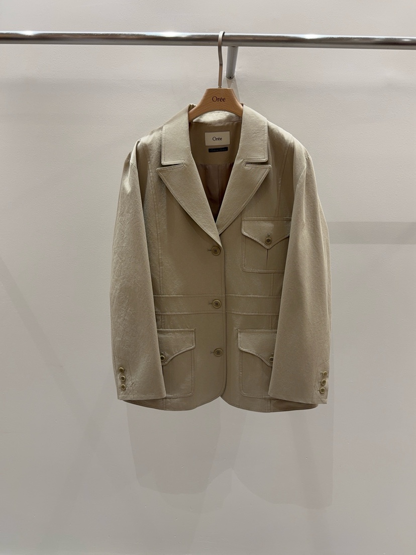 OREE東大門代購女士新款休閑人氣職業推薦時尚真品26春夏夾克OREE夾克圖色2