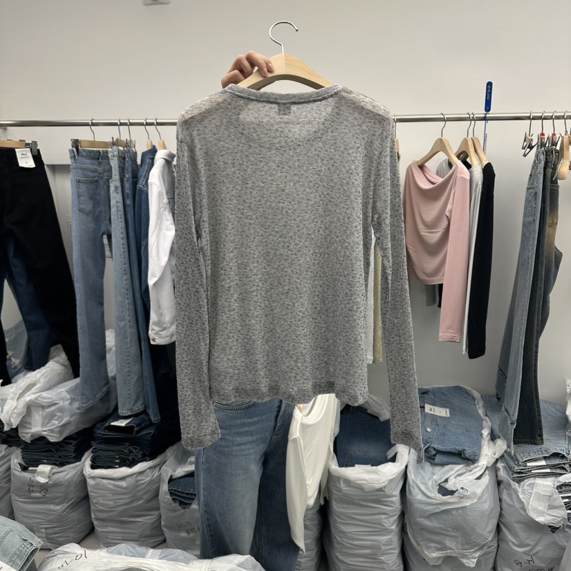 PAI東大門直郵女裝新品26春夏熱賣休閑真品推薦人氣長袖T恤[PΛi]_PAi長袖T恤