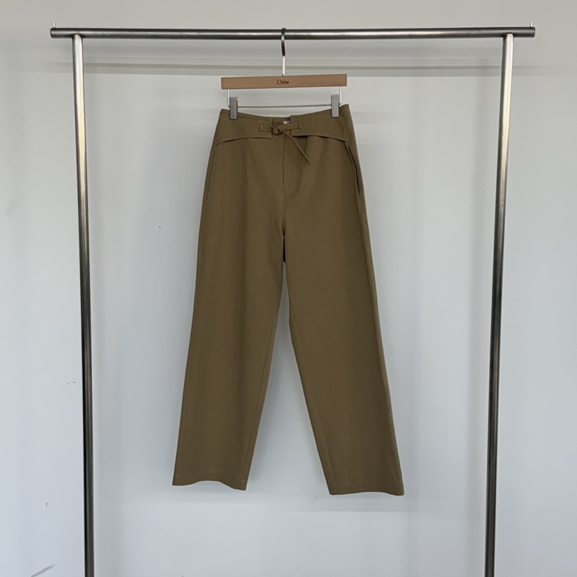 OREE東大門代購女裝新款26春夏熱賣職業真品人氣時尚休閑褲OREE休閑褲圖色1