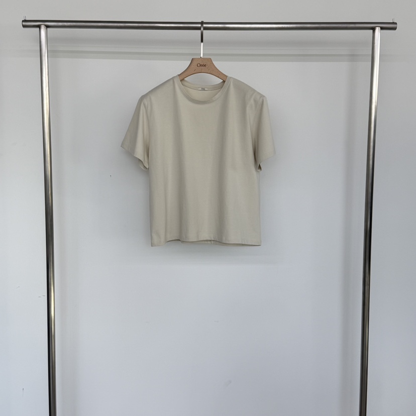OREE東大門實拍女士新品人氣26春夏休閑時尚推薦職業熱賣T恤OREET恤圖色2