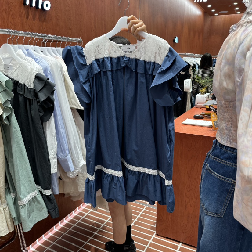 ILLO/MOCI韓國直郵女裝新款時尚職業26春夏人氣休閑連衣裙ILLO/MOCI連衣裙圖色3