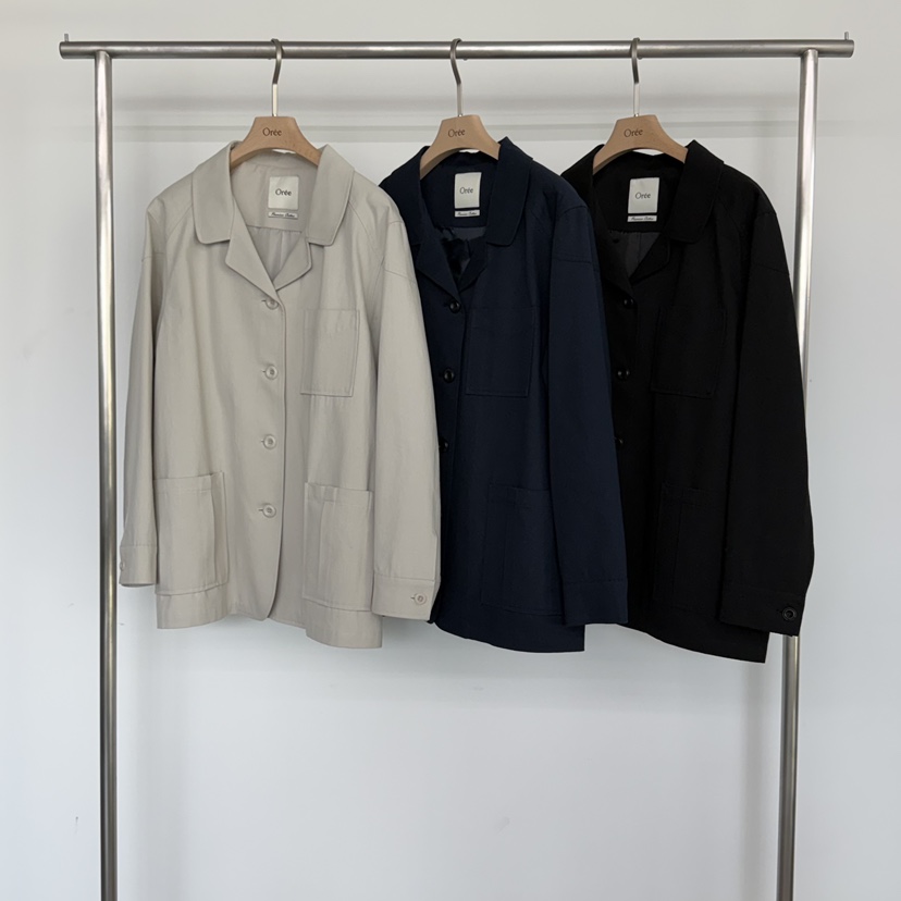 OREE韓國直郵女裝新品真品職業休閑26春夏時尚推薦人氣夾克OREE夾克