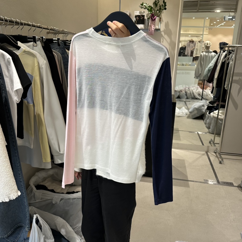 LIVU/MEMO CLASSIC東大門代購女士新款人氣職業長袖T恤LIVU/MEMO CLASSIC長袖T恤