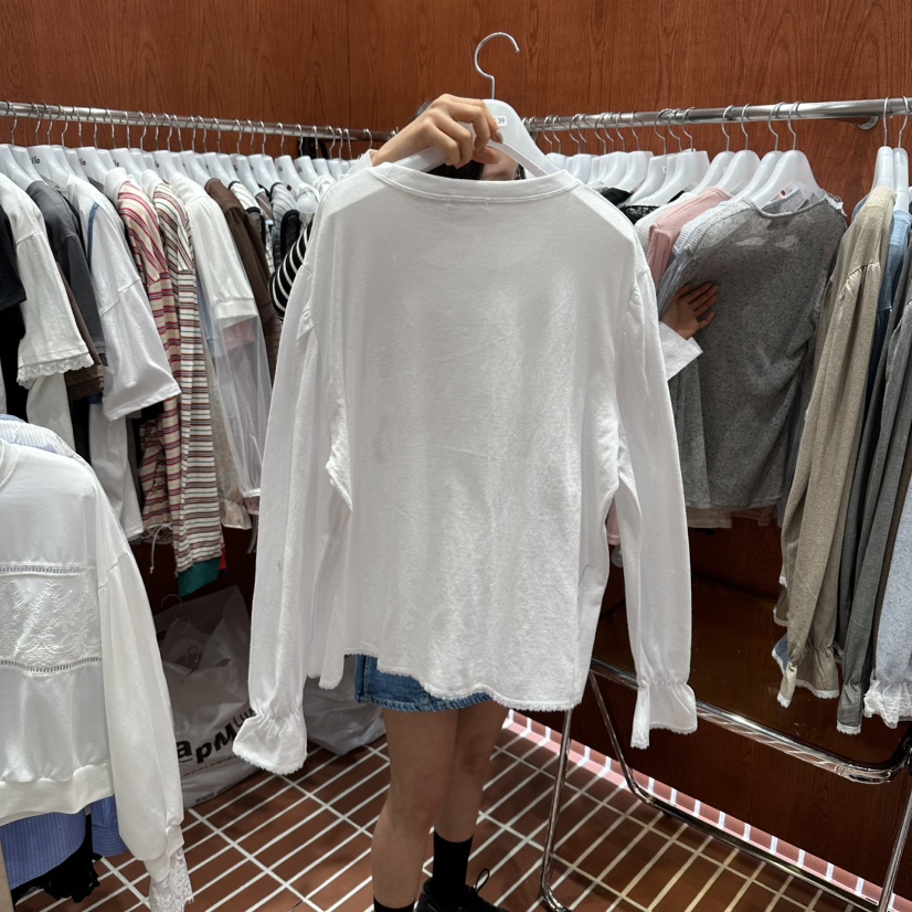 ILLO/MOCI韓國代購女士新品職業熱賣真品推薦26春夏長袖T恤ILLO/MOCI長袖T恤