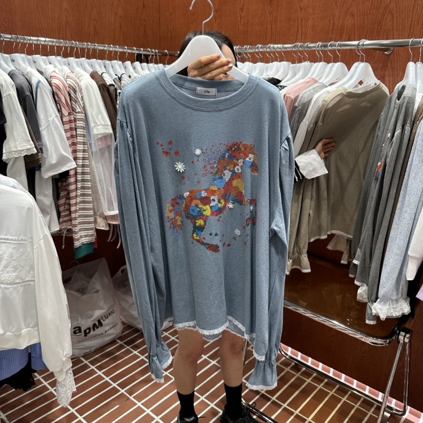 ILLO/MOCI韓國代購女士新品職業熱賣真品推薦26春夏長袖T恤ILLO/MOCI長袖T恤圖色3