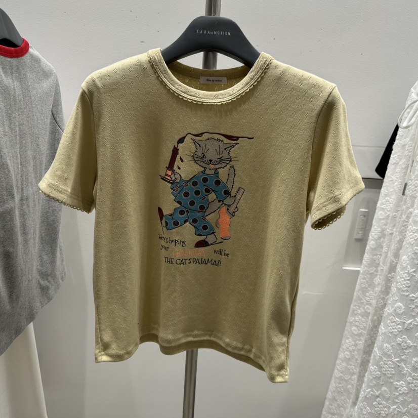 TARABY MOTION東大門直郵女士新品真品26春夏時尚人氣T恤TARABY MOTIONT恤圖色2