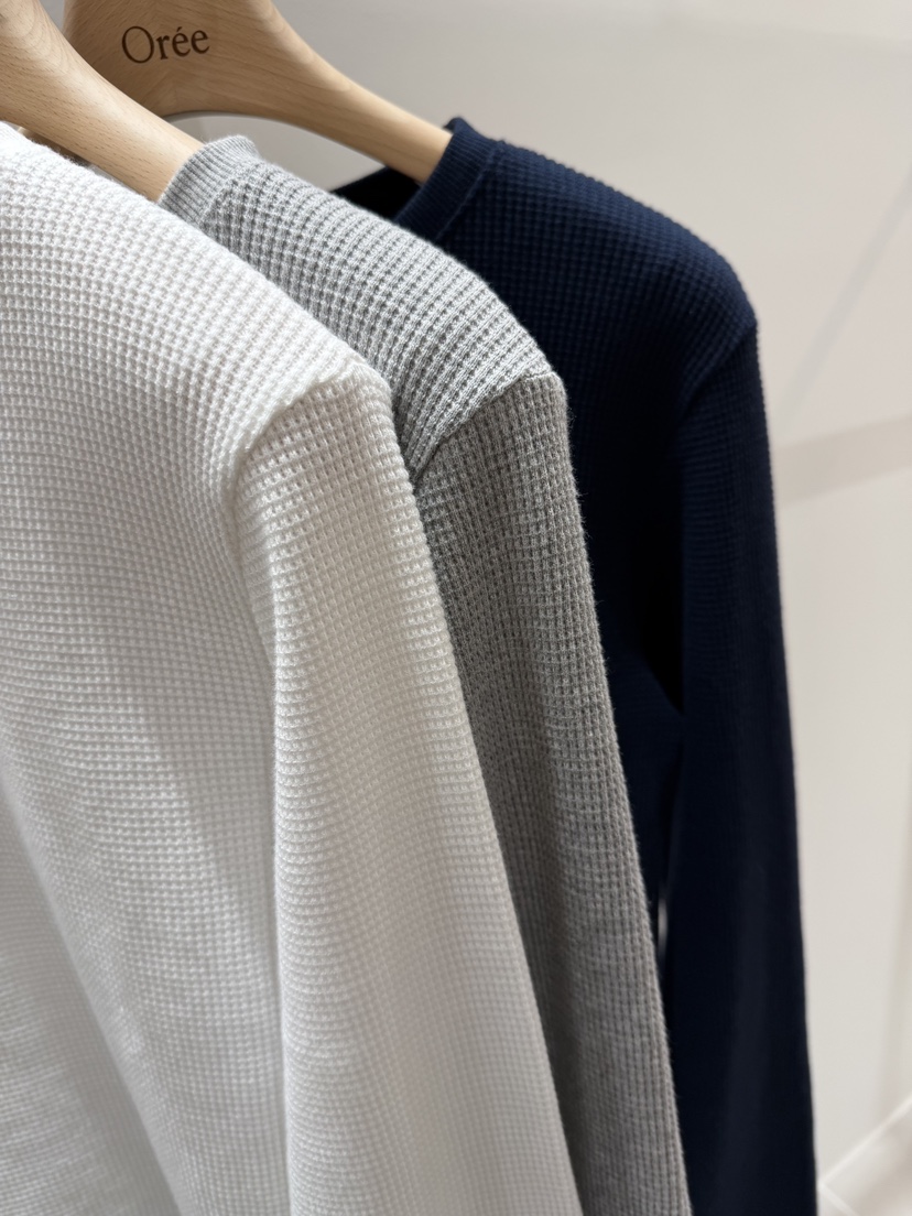 OREE韓國直郵女裝新款休閑人氣熱賣26春夏職業推薦長袖T恤OREE長袖T恤