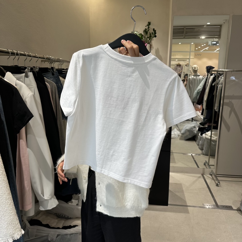 LIVU/MEMO CLASSIC東大門代購女裝新款職業26春夏熱賣T恤LIVU/MEMO CLASSICT恤