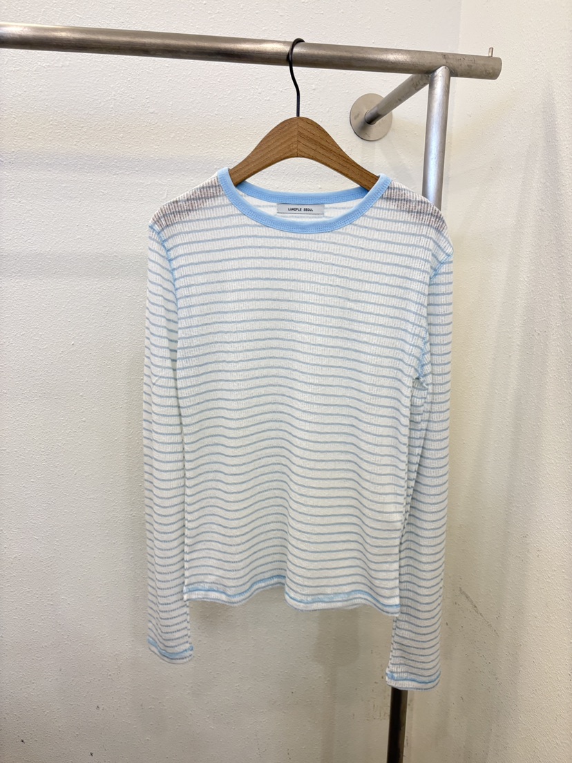 LUMIPLE東大門實拍女裝新品推薦時尚熱賣人氣長袖T恤天絲LUMIPLE長袖T恤圖色2