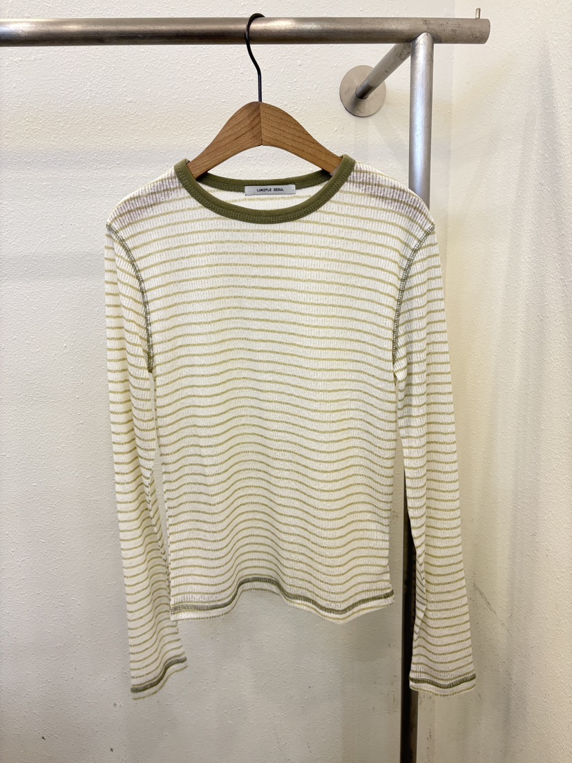 LUMIPLE東大門實拍女裝新品推薦時尚熱賣人氣長袖T恤天絲LUMIPLE長袖T恤圖色3