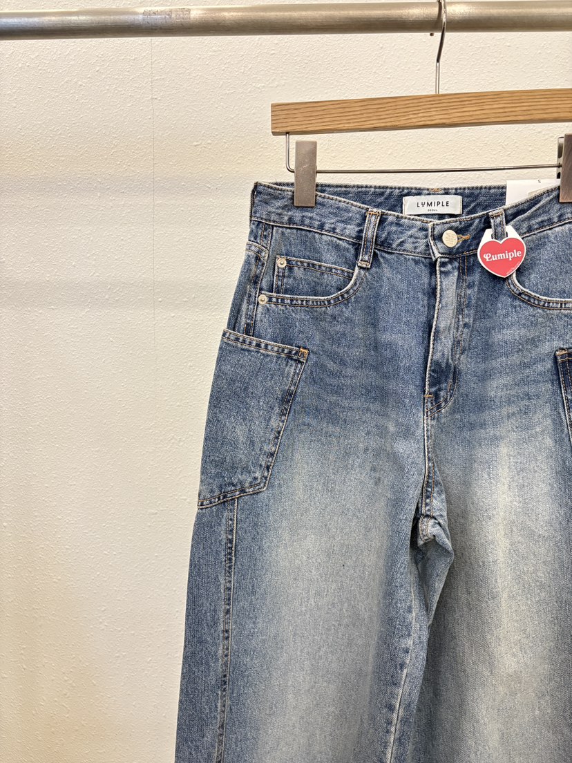 LUMIPLE東大門實拍女士新款時尚26春夏熱賣職業真品牛仔褲LUMIPLE牛仔褲