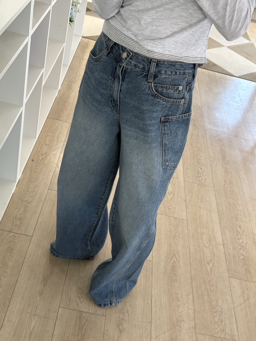 LUMIPLE東大門實拍女士新款時尚26春夏熱賣職業真品牛仔褲LUMIPLE牛仔褲